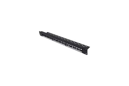 PG 1U 24port Cat6 Utp Boş Patch Panel PG-24-B