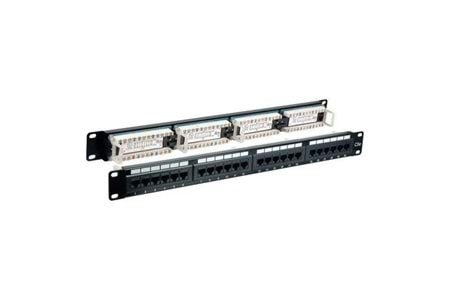 PG 1U 24port Cat6 Utp Dolu Patch Panel PG-24-D