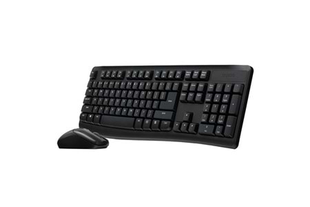 RAPOO X1800 PRO Kablosuz Klavye Mouse Set Siyah