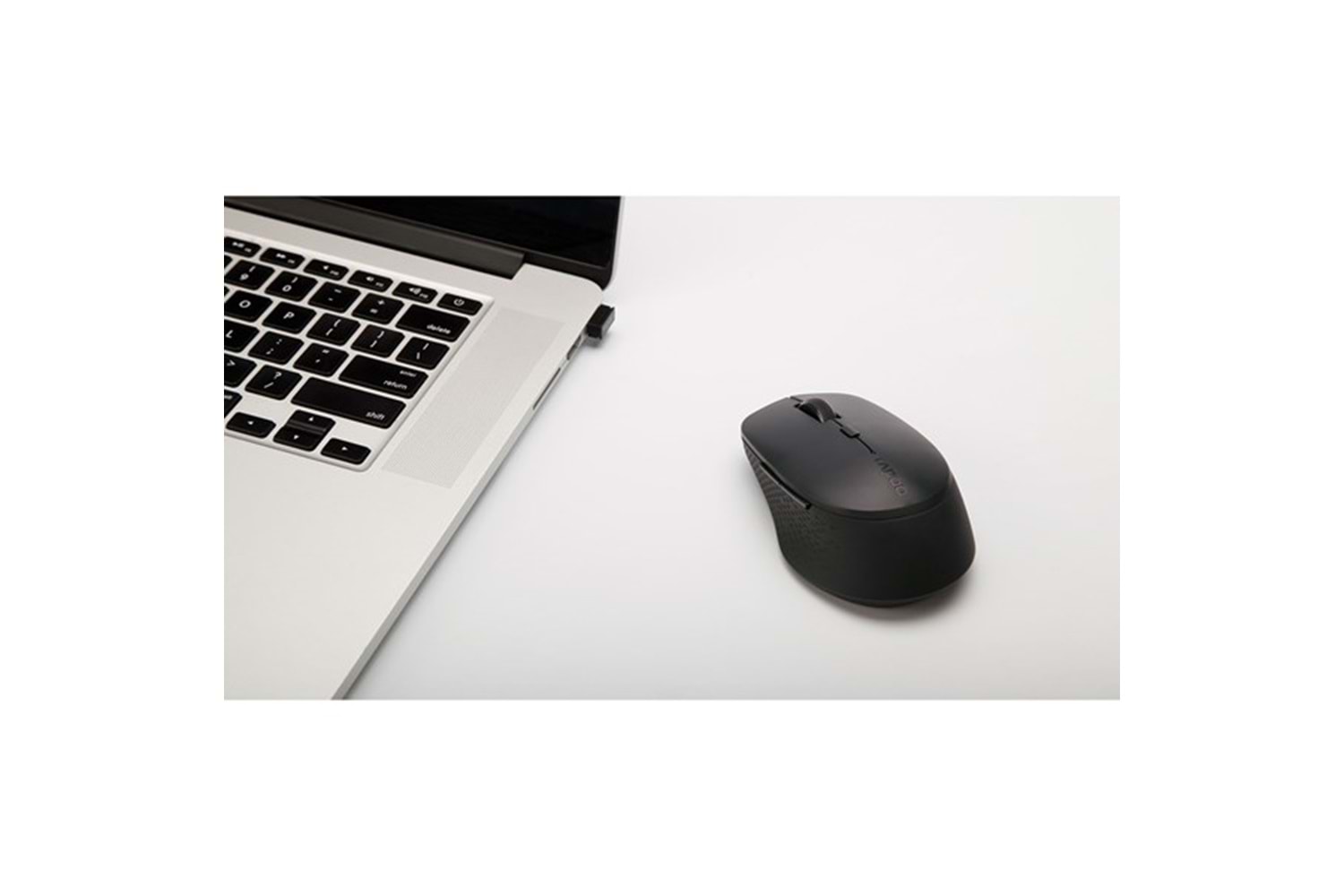Rapoo M300 18048 1600Dpı Çok Modlu Sessiz Tıklama Özellikli Kablosuz Mouse Koyu Gri