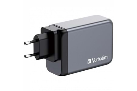 VERBATIM GNC-240 240W 4-Bağlantı Noktalı GaN Duvar Şarj Cihazı