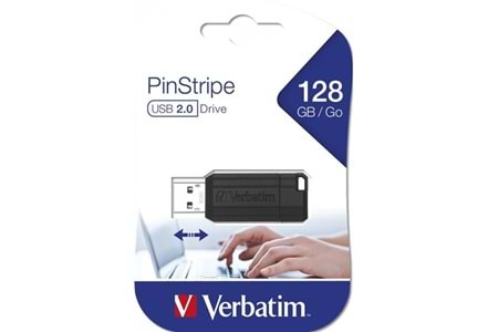 VERBATIM 128GB PINSTRIPE 49071 USB 2.0 BELLEK