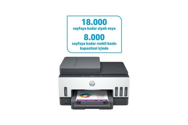Hp A4 Smart Tank 790 4WF66A Çok Fonksiyonlu Faxlı Tanklı Yazıcı Usb,Ethernet