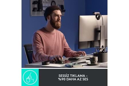 LOGITECH Mx Master 3S Kablosuz 8000Dpı Performans Mouse Siyah 910-006559