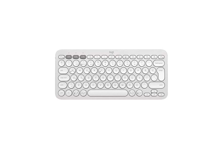 LOGITECH Pebble Keys 2 K380s 920-011860 Bluetooth Klavye Beyaz 