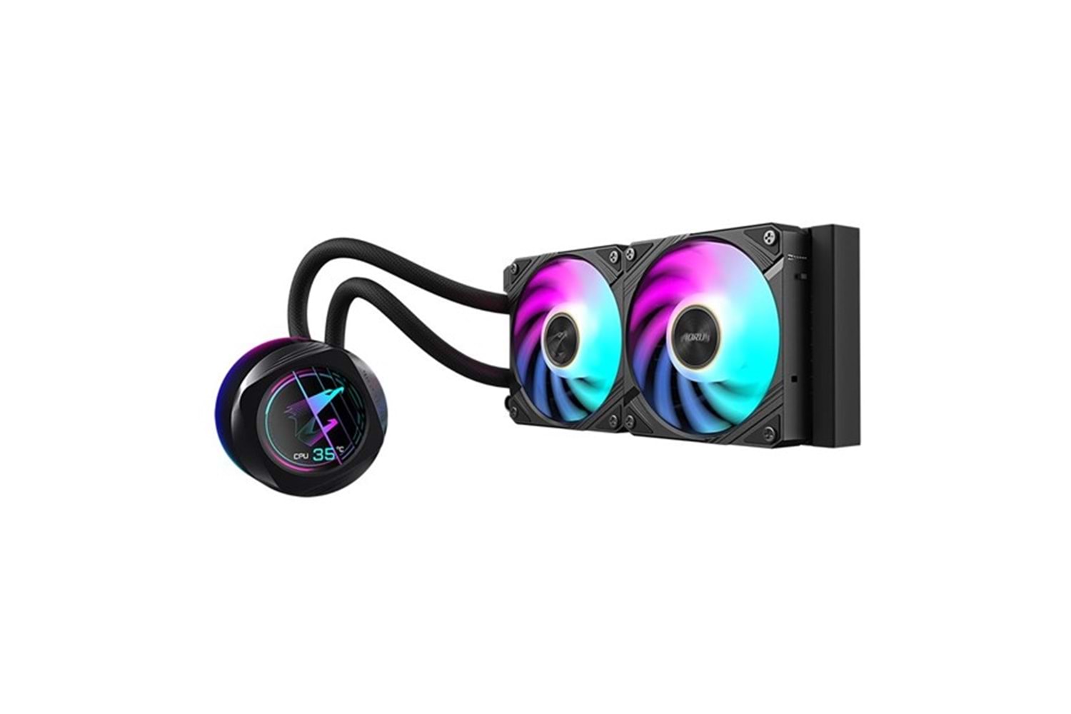 GIGABYTE 240MM AORUS WATERFORCE X II 240 RGB AM5-1700P SIVI SOĞUTMALI İŞLEMCİ FANI