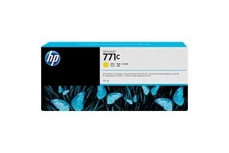Hp No:771 B6Y10A 775Ml Sarı Kartuş