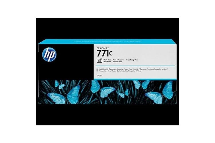 Hp No:771 B6Y13A 775Ml Photo Siyah Kartuş