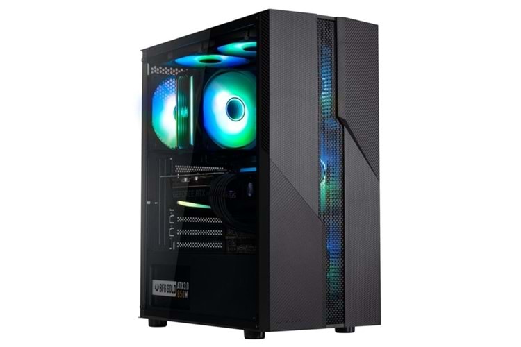 BITFENIX 600W 80+ C20 BFC-C20W60KKGKK-4F Gaming Mid-Tower PC Kasası	