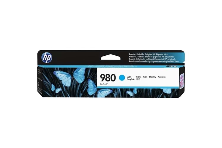 HP No:980 D8J07A 6600 Sayfa Mavi Kartuş
