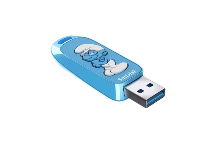 SANDISK 256GB SMURF SDCZIS-256G-G46 USB 3.2 BELLEK