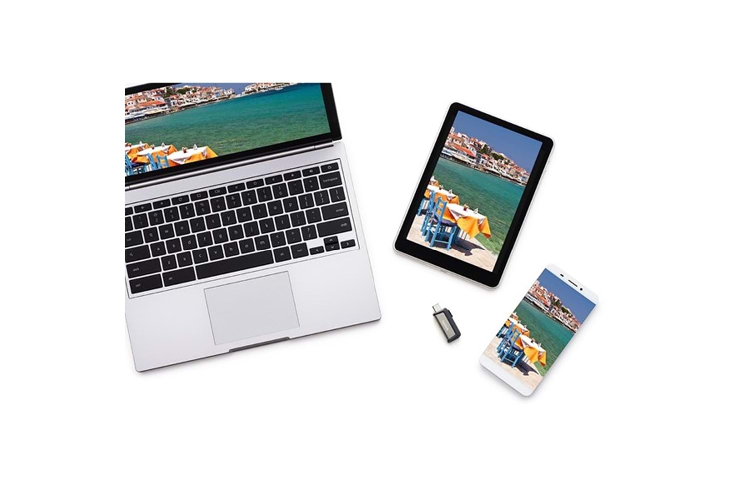 SANDISK 256GB Ultra Dual Drıve SDDDC2-256G-G46 TYPE-C USB BELLEK