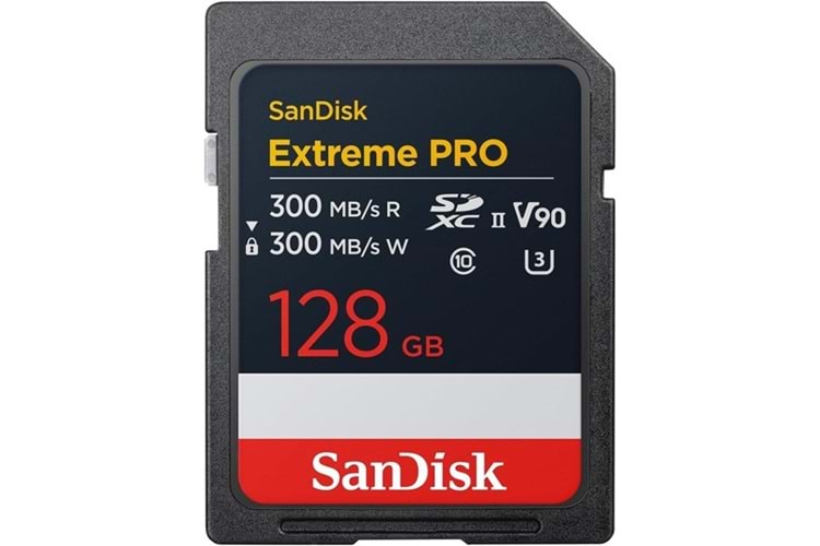SANDISK 128GB EXTREME PRO SDSDXDM-128G-GN4IN V90 SDXC HAFIZA KARTI