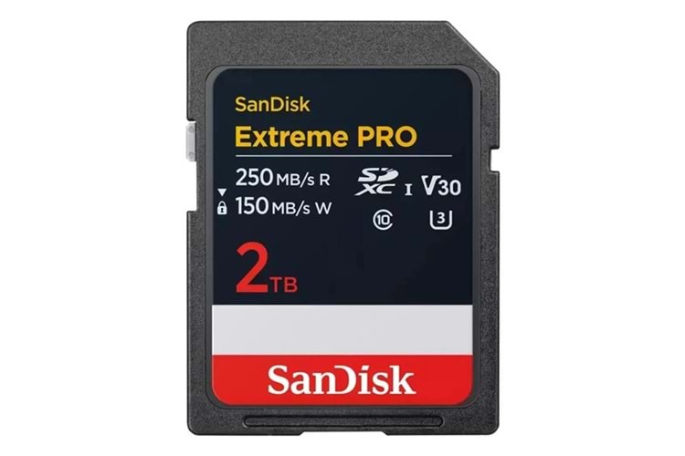 SANDISK 2TB EXTREME PRO SDSDXXD-2T00-GN4IN V30 SDXC HAFIZA KARTI