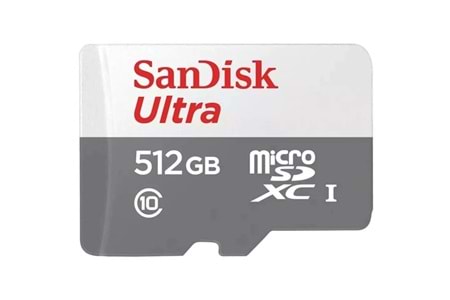 SANDISK 512GB ULTRA SDSQUNR-512G-GN3MN MICRO-SD HAFIZA KARTI
