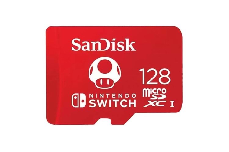 SANDISK 128GB NINTENDO SWITCH SDSQXAO-128G-GN3ZN MICRO-SD HAFIZA KARTI