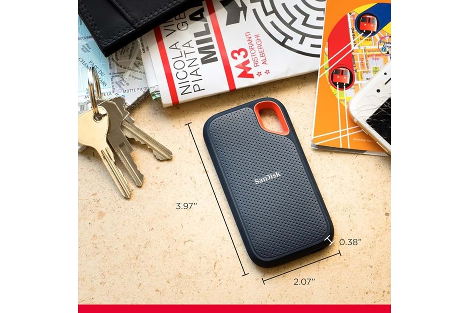 SANDISK 8TB EXTREME v2 SDSSDE61-8T00-G25 TYPEC SSD HARİCİ DİSK