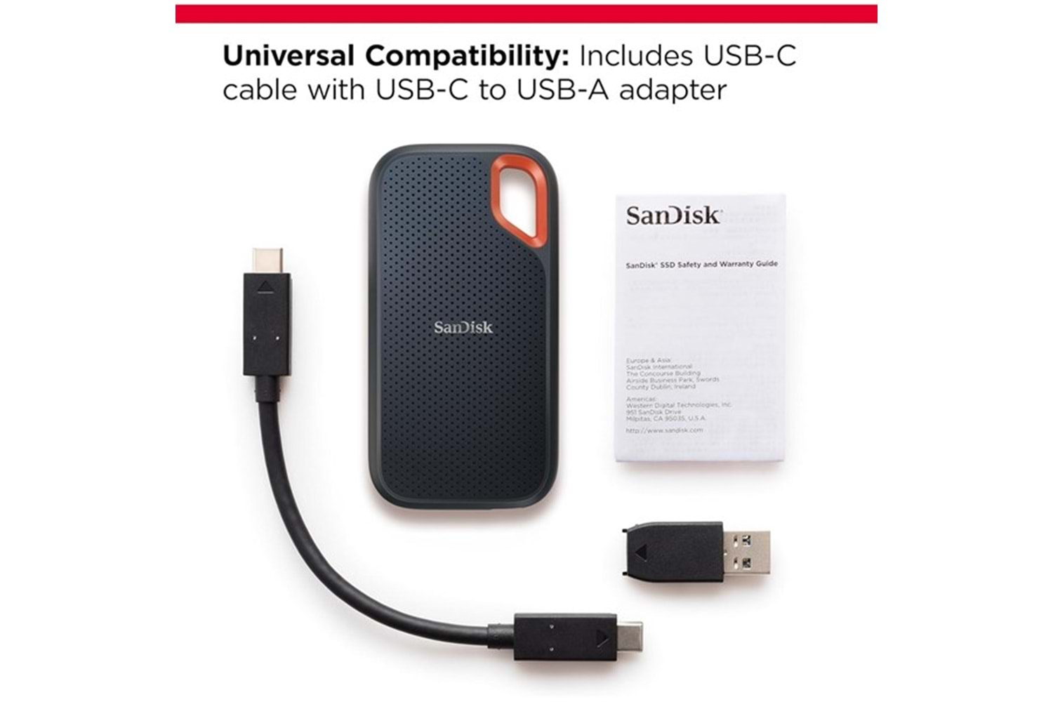 SANDISK 8TB EXTREME v2 SDSSDE61-8T00-G25 TYPEC SSD HARİCİ DİSK