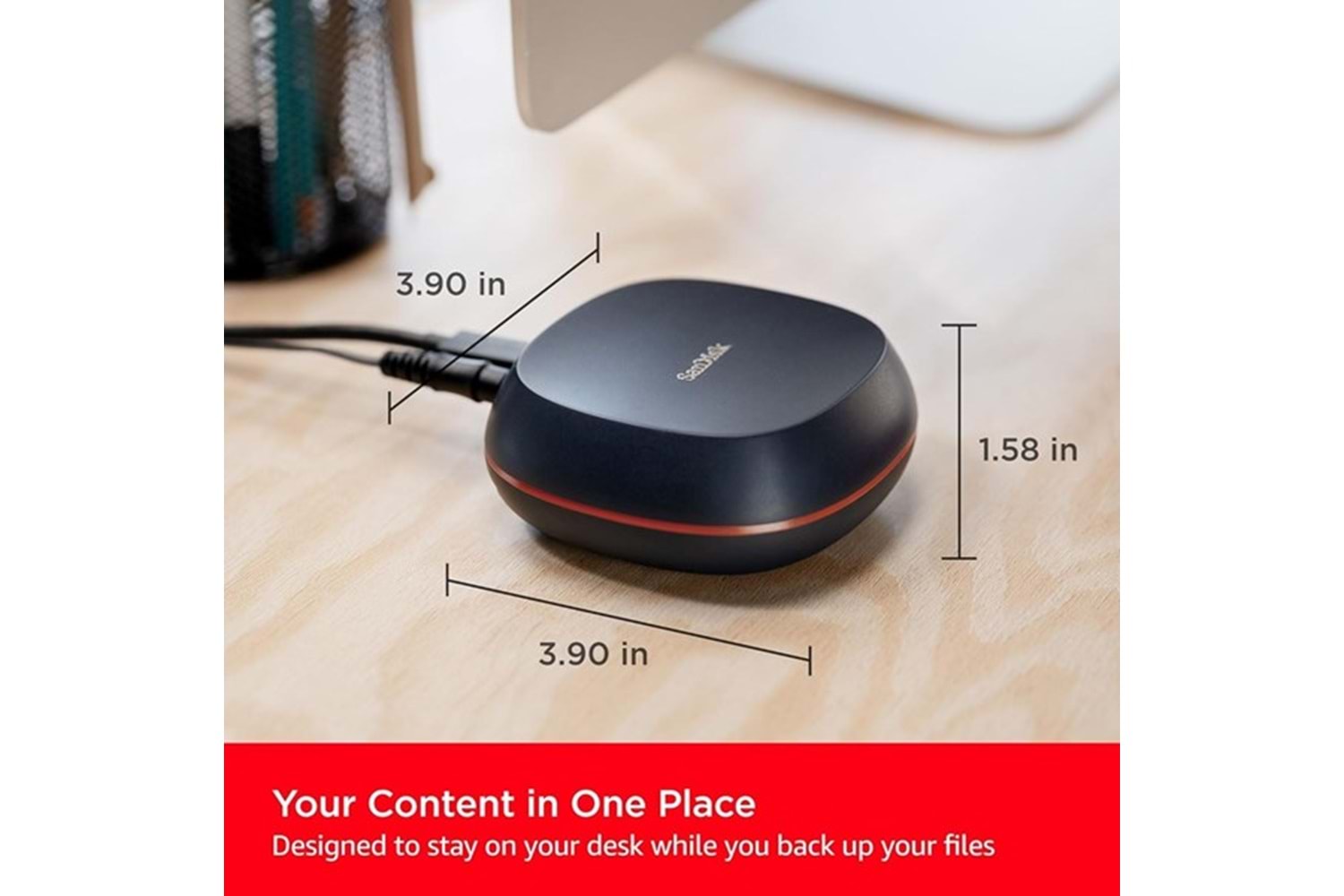 SANDISK 4TB DESK DRIVE SDSSDT40-4T00-EM25 SSD USB 3.2 HARİCİ DİSK