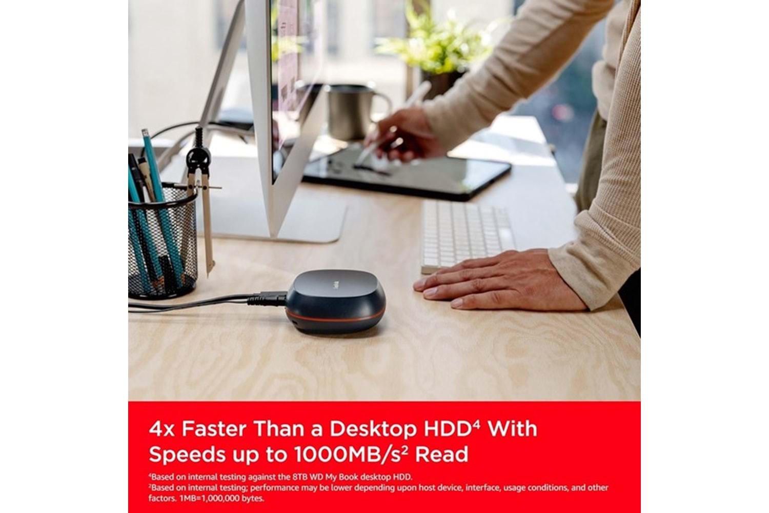 SANDISK 4TB DESK DRIVE SDSSDT40-4T00-EM25 SSD USB 3.2 HARİCİ DİSK