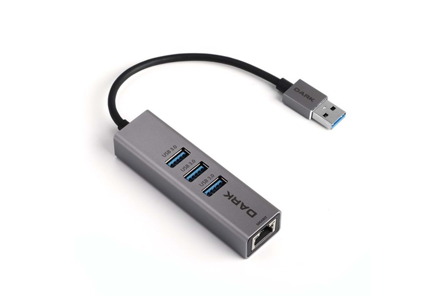 Dark DK-AC-USB332GL Gigabit Ethernet ve 3xUSB 3.0 Hub Çoklayıcı Adaptör