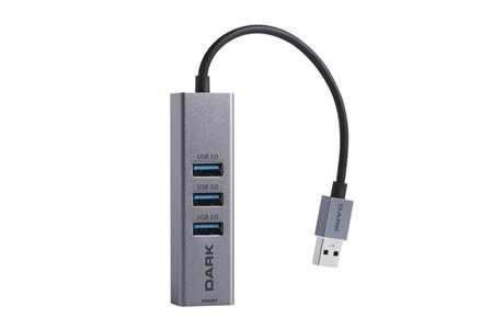 Dark DK-AC-USB332GL Gigabit Ethernet ve 3xUSB 3.0 Hub Çoklayıcı Adaptör