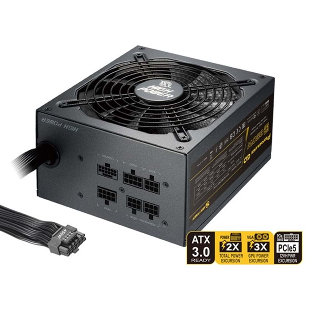 HIGH POWER 850W 80+ GOLD Performance HP1-S2850GD-F12S PCIE 5.0 Power Supply 