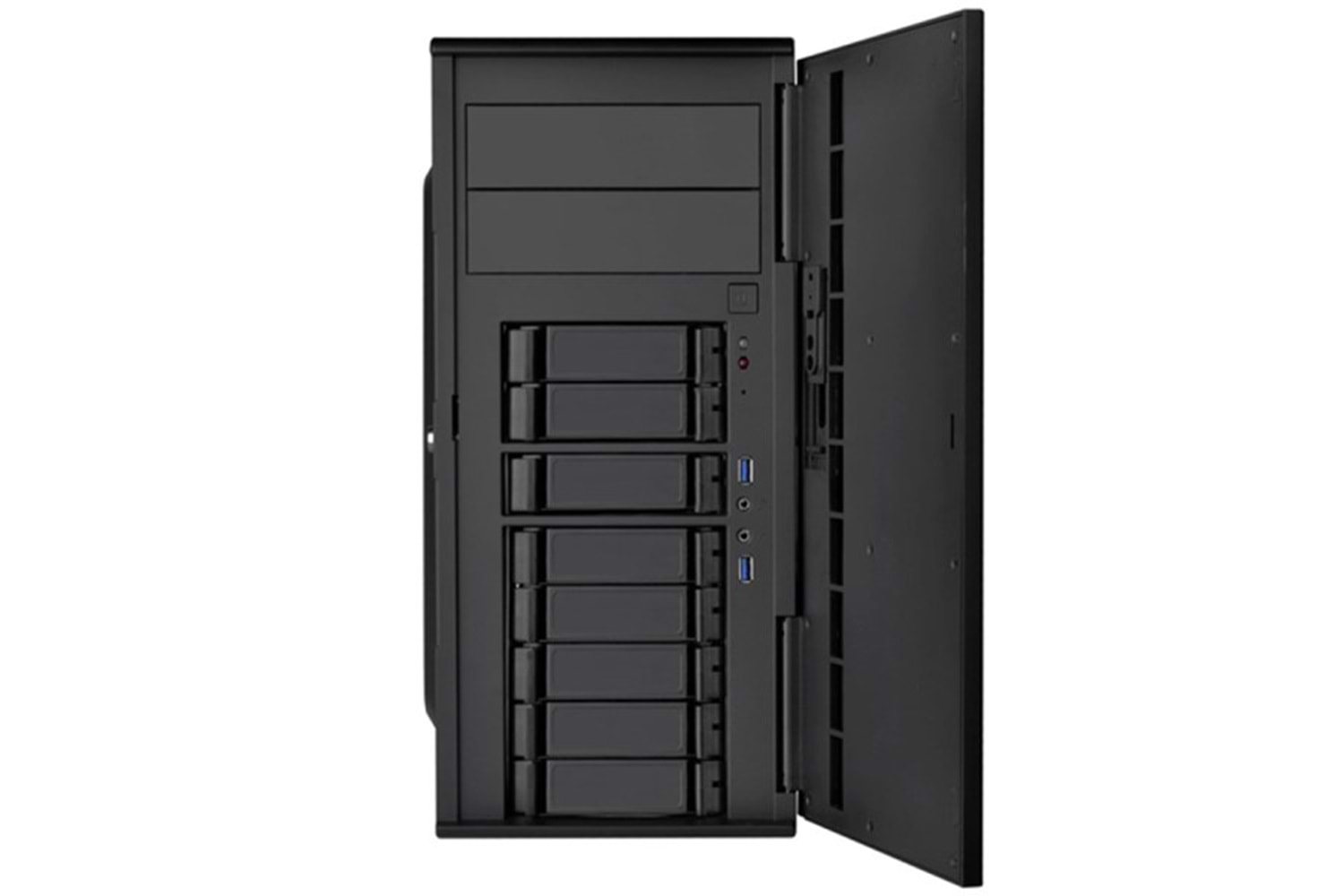 SilverStone CS380 8xHot Swap HDD Destekli ATX Sunucu Nas Performans Kasası (SST-CS380-V2)