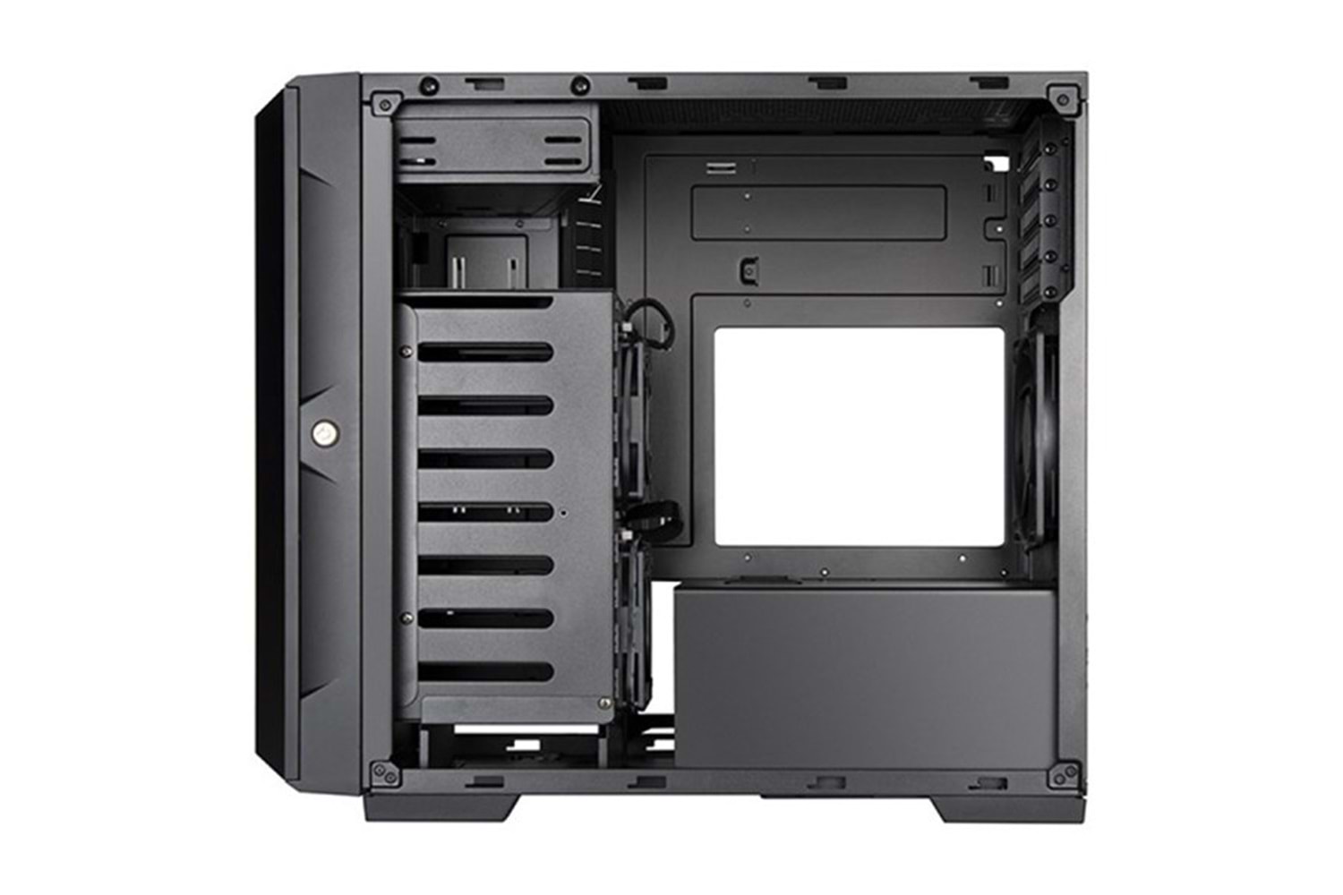 SilverStone CS382 8xHot Swap HDD Destekli Yüksek Performans USB Type-C Micro-ATX Sunucu Nas Performans Kasası (SST-CS382)