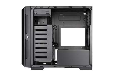 SilverStone CS382 8xHot Swap HDD Destekli Yüksek Performans USB Type-C Micro-ATX Sunucu Nas Performans Kasası (SST-CS382)
