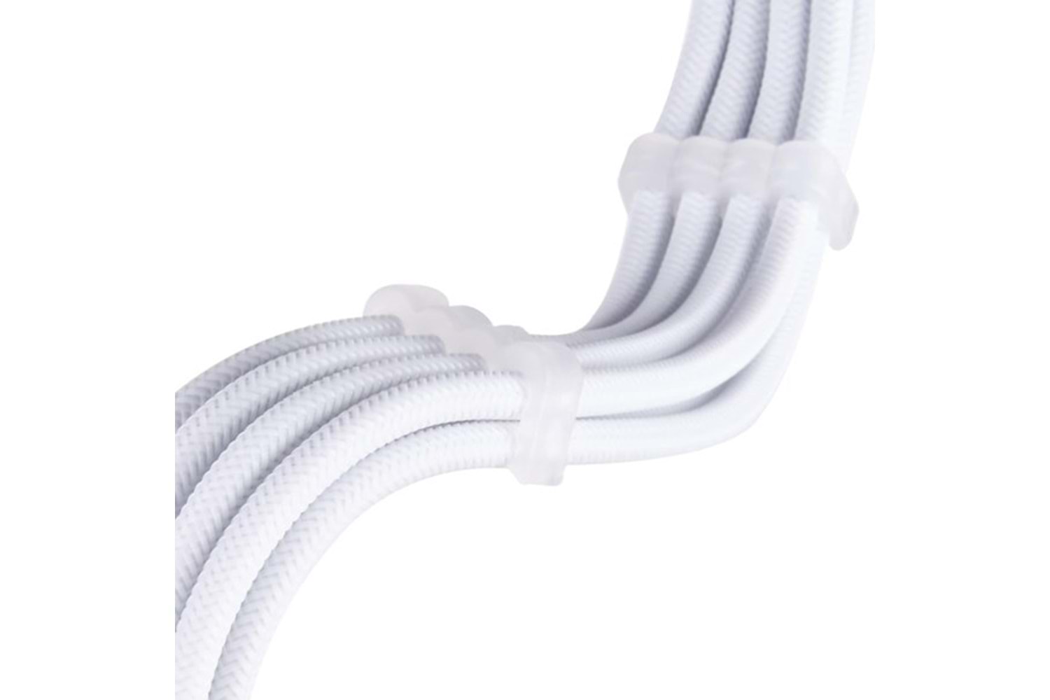 SilverStone SST-PP07E-PCI8W-V2 1 x PCIe 8pin (6+2) Ekran Kartı Uzatma Kablosu 16AWG Yüksek Akım Taşıma Kapasiteli 30cm (Beyaz) (SST-PP07E-PCI8W-V2)