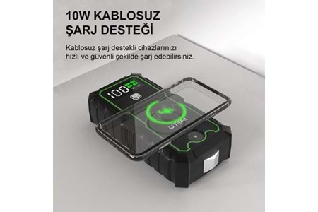 UTRAI JS-1 Pro 16000mAh Jump Starter Taşınabilir Akü Takviye Kiti Taşıma Çantası (JS-1-PRO)