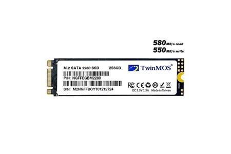  TwinMOS 256GB NGFFEGBM2280 580-550MB/s M2 SATA-3 DİSK