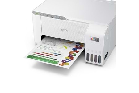 EPSON A4 L3256 RENKLİ ÇOK FONKSİYONLU TANKLI YAZICI USB-KABLOSUZ