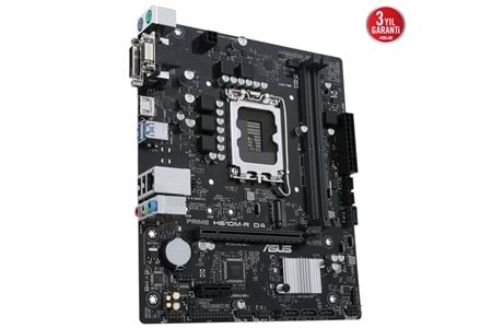 ASUS PRIME H610M-R DDR4 HDMI-DVI PCIE 4.0 1700p mATX
