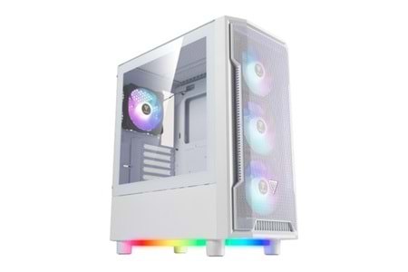 GAMDIAS 500W ATHENA M6 LITE WH GAMING MID-TOWER PC KASASI BEYAZ