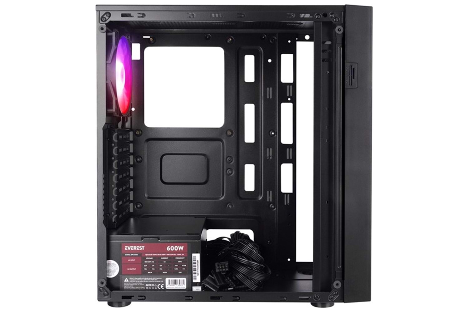 EVEREST 600W FACED-V5 GAMING Mid-Tower PC Kasası
