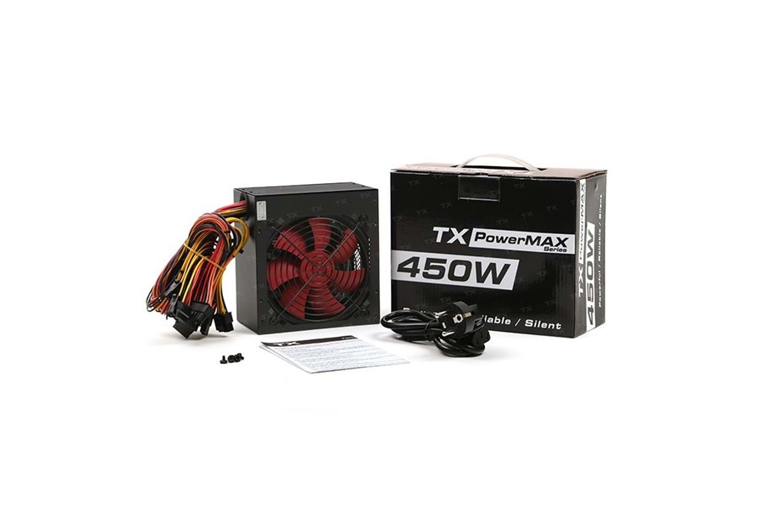 TX 450W POWERMAX TXPSU450S1 12CM FANLI POWER SUPPLY