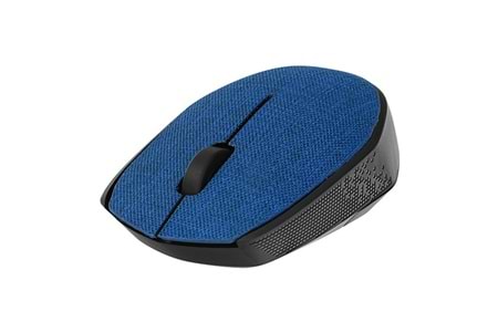 EVEREST KM-218 USB Kablosuz 2.4Ghz Mavi Kumaş Yüzey Mouse