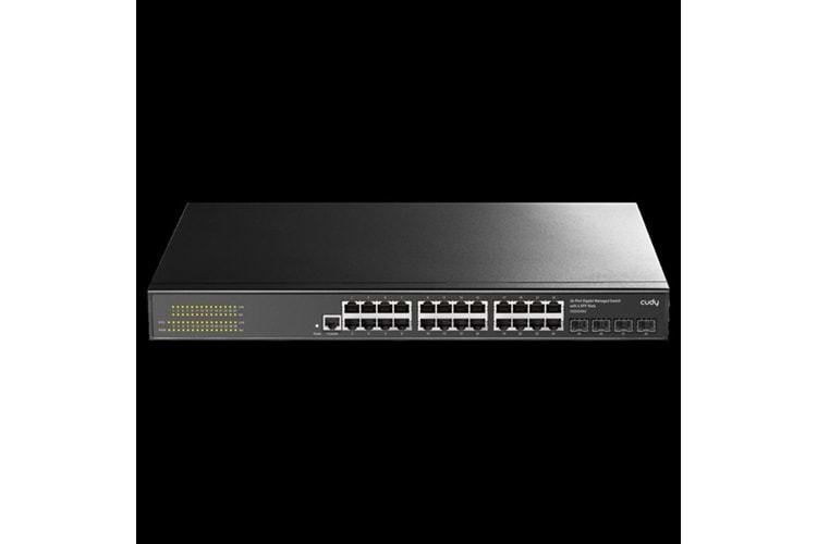 CUDY GS2024S2 24 Port Gigabit 4-SFP Yönetilebilir Switch