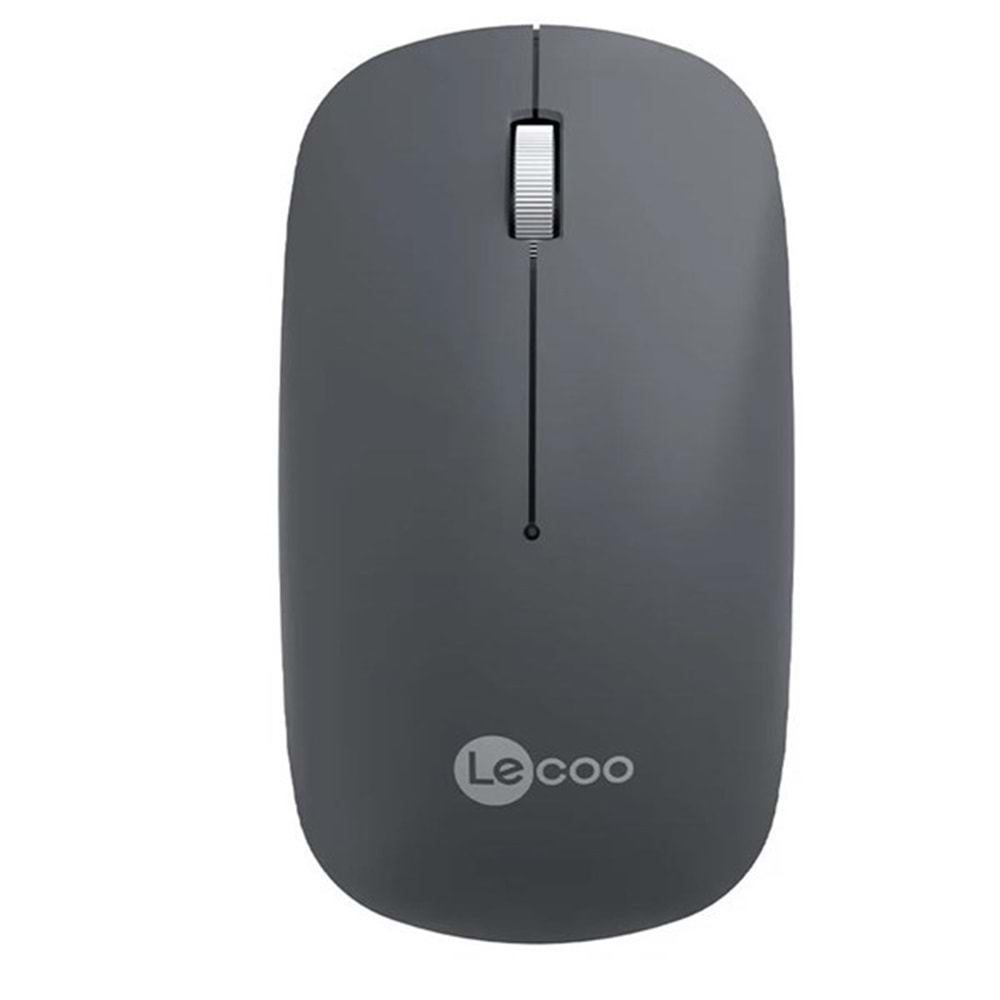 LENOVO LECOO WS214 Nano Alıcılı Kablosuz 1200dpi Gri 3 tuş Mouse