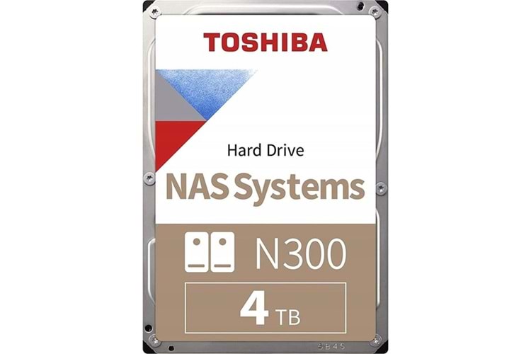 TOSHIBA 4TB N300 MN10ADA400ES 7200RPM 512MB SATA-3 NAS DİSKİ