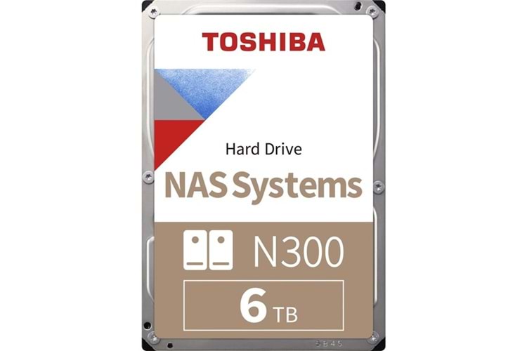TOSHIBA 6TB N300 MN10ADA600S 7200RPM 512MB SATA-3 NAS DİSKİ