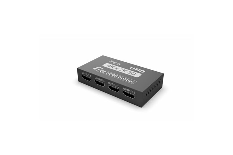 INCA 1port IHSK-430 1port HDMI (giriş) 4port HDMI (çıkış) 4K HDMI Splitter	