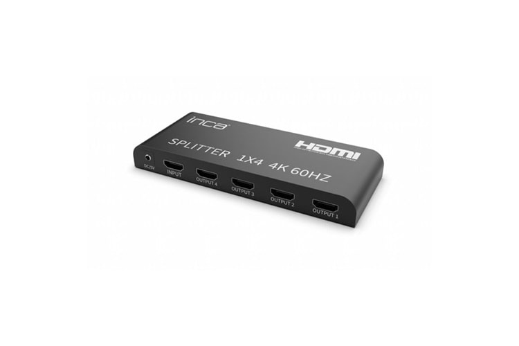 INCA 1port IHSK-460 1port HDMI (giriş) 4port HDMI (çıkış) 4K-60Hz HDMI Splitter	