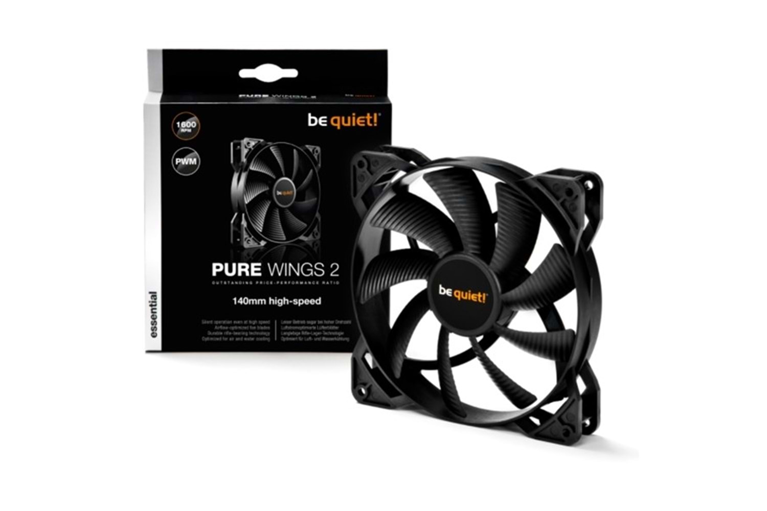 Be Quiet! Bl083 Pure Wıngs 2 140Mm 4 Pin Pwm Kasa Tahliye Fanı