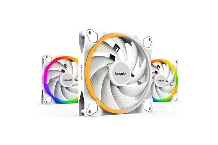 Be Quiet! Light Wings White 140Mm Pwm Premium Argb Kasa Fanı 4-Pin 3-lü Paket - BL103