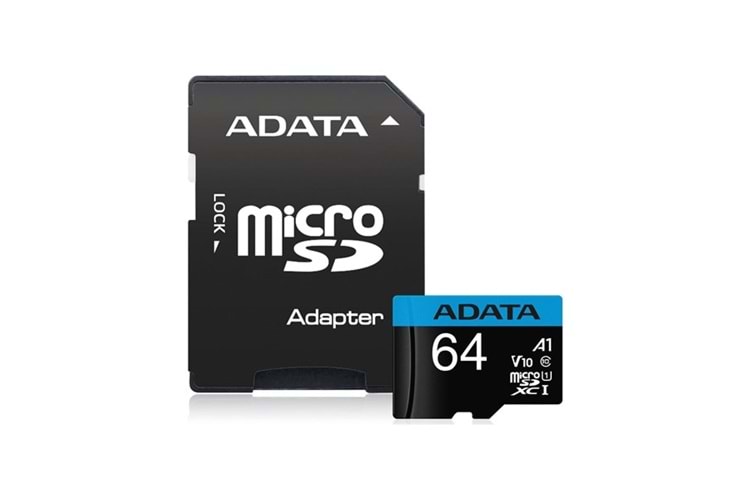 ADATA 64GB PREMIER AUSDX64GUICL10A1-RA1 MICRO-SD HAFIZA KARTI