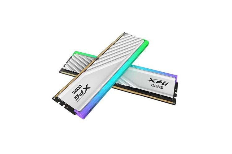XPG 48GB (2X 24GB) DDR5 6400MHZ CL32 RGB DUAL KIT PC RAM LANCER BLADE BEYAZ AX5U6400C3224G-DTLABRWH