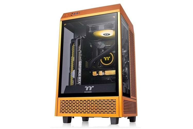 THERMALTAKE THE TOWER 100 CA-1R3-00SBWN-00 GAMING MINI ITX PC KASASI GOLD